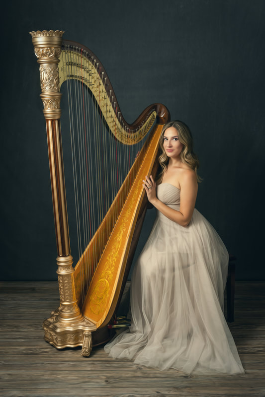 Award winning harpist in Tampa Florida Kristen Elizabeth